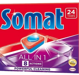 Somat All In One 8 Veiksmų Tabletės Indų Plovikliui, 80 Vnt.