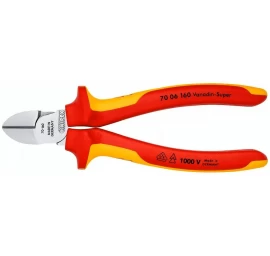 Šoninio kirpimo replės elektrikui 160mm (1000V) KNIPEX