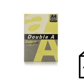 Spalvotas popierius Double A, 80g, A4, 500 lapų, Butter