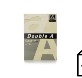 Spalvotas popierius Double A, 80g, A4, 500 lapų, Ivory