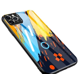 Spalvoto Stiklo Dėklas Grūdinto Stiklo Perdangos Dėklas Su Kameros Dangteliu iphone 11 Pro Max Modelis 1 Spalvoto Stiklo Dėklas Grūdinto Stiklo Perdangos Dėklas Su Kameros Dangteliu iphone 11 Pro Max Modelis 1