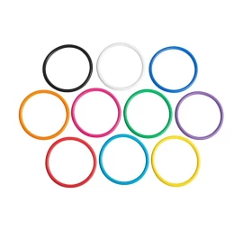 Spalvotų žiedų komplektas Spordas Activity Tossing Rings (10 vnt)