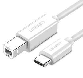 Spausdintuvo Ir Skenerio Kabelis Usb-c - Usb-b 2.0 1,5 M, Baltas