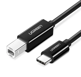 Spausdintuvo Kabelis Faksas Usb-c - Usb-b 1 M Juodas