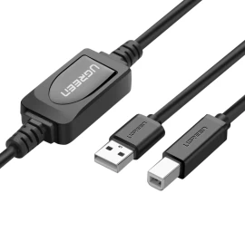 Spausdintuvo Kabelis Usb-b - Usb-a 2.0 10 M Juodas