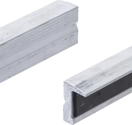 Spaustuvų lūpų apsaugos | Aliuminis | 150 mm | 2 vnt. (9283)