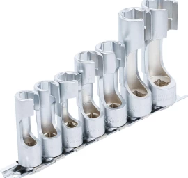 Specializuotų galvučių rinkinys su išpjova | 10 mm (3/8) | 10 - 19 mm | 6 vnt. (1105)
