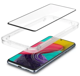 Spigen Alm Glass Fc Grūdintas Stiklas samsung Galaxy M53 5g - Juodas