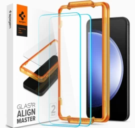 Spigen Alm Glas.tr Grūdintas Stiklas samsung Galaxy S23 Fe - 2 Vnt.