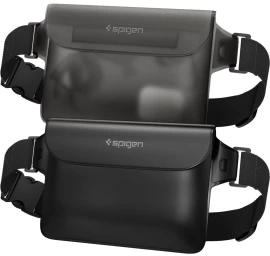 Spigen Aqua Shield A620 Vandeniui Atsparus Klubo Krepšys Ipx8 - Juodas 2 Vnt.