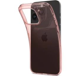 spigen Crystal Flex Dėklas iphone 15 Pro Max - Rožinis, Skaidrus