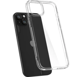 spigen Crystal Hybrid Dėklas iphone 15 - Skaidrus