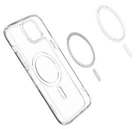 spigen Crystal Hybrid Magsafe Dėklas iphone 15 Plus - Skaidrus