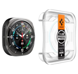 Spigen Glas.tr Ez Fit Grūdintas Stiklas samsung Galaxy Watch Ultra (47 Mm) - Skaidrus (2 Vnt.) Spigen Glas.tr Ez Fit Grūdintas Stiklas samsung Galaxy Watch Ultra (47 Mm) - Skaidrus (2 Vnt.)