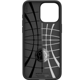 spigen Liquid Air Dėklas iphone 15 Pro Max - Matinės Juodos Spalvos