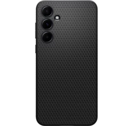 spigen Liquid Air Dėklas samsung Galaxy A55 5g - Matinės Juodos Spalvos
