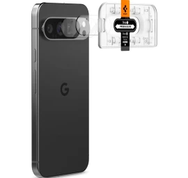 Spigen Optik.tr Ez Fit Kameros Grūdintas Stiklas, Skirtas google Pixel 9 Pro (2 Vnt.)