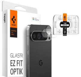 Spigen Optik.tr Ez Fit Kameros Grūdintas Stiklas, Skirtas google Pixel 9 Pro Xl (2 Vnt.)