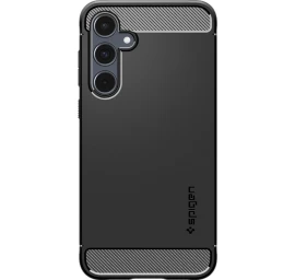 Spigen Rugged Armor Dėklas Samsung Galaxy A55 5g - Matinės Juodos Spalvos