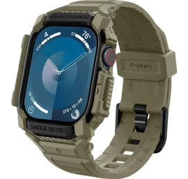 spigen Rugged Armor Pro Apyrankė, Skirta apple Watch 10 (46mm) - žalia