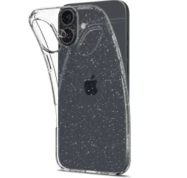 spigen Skystųjų Kristalų Dėklas iphone 16 Plus - Skaidrus Brokatas
