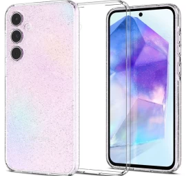 spigen Skystųjų Kristalų Dėklas samsung Galaxy A55 5g - Skaidrus Brokatas