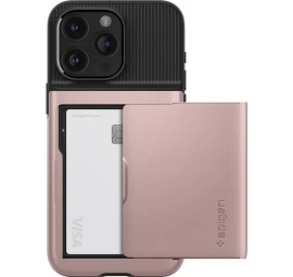 spigen Slim Armor Cs Dėklas iphone 15 Pro - Rožinis