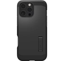 Spigen Tough Armor Magsafe Dėklas Su Stovu Iphone 16 Pro Max - Juodas