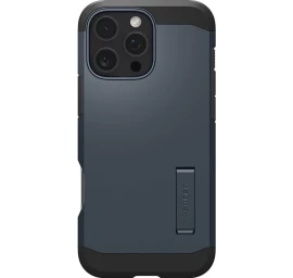 Spigen Tough Armor Magsafe Dėklas Su Stovu Iphone 16 Pro Max - Tamsiai Pilkas