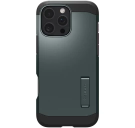Spigen Tough Armor Magsafe Dėklas Su Stovu Iphone 16 Pro - žalias