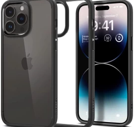 Spigen Ultra Hibridinis Iphone 14 Pro Max Matinis Juodas