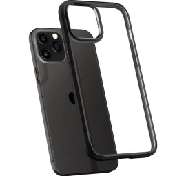 spigen Ultra Hybrid Dėklas iphone 12 / iphone 12 Pro - Matinės Juodos Spalvos