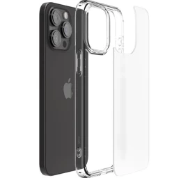 spigen Ultra Hybrid Dėklas iphone 15 Pro Max - Skaidrus Matinis