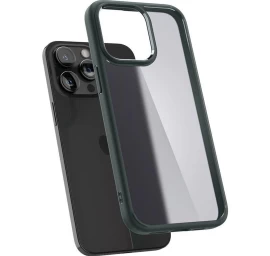 spigen Ultra Hybrid Dėklas iphone 15 Pro Max - Tamsiai žalias