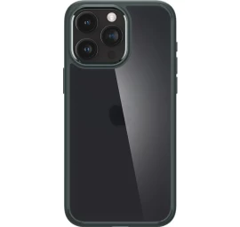 Spigen Ultra Hybrid Dėklas Iphone 15 Pro - Tamsiai žalias