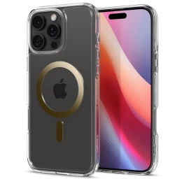 spigen Ultra Hybrid Mag Case Dėklas Su magsafe, Skirtas iphone 16 Pro Max - Auksinis