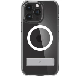spigen Ultra Hybrid S Magsafe Dėklas Su Stovu iphone 15 Pro - Skaidrus