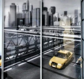 Spintos su nuotrauka. Taxi nuo