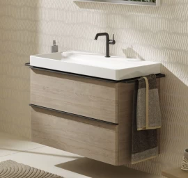 Spintelė Hansgrohe Xelu Q 98x47,5 cm, natūralaus ąžuolo, 54033670