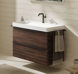 Spintelė Hansgrohe Xelu Q 98x47,5 cm, tamsaus riešuto, 54034670