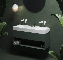 Spintelė po praustuvu Ravak SD Lite 120 Grey Green X000001870