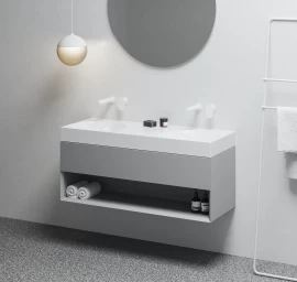 Spintelė po praustuvu Ravak SD Lite 120 Smoke Grey X000001871