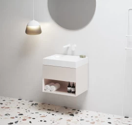 Spintelė po praustuvu Ravak SD Lite 60 Alabaster Pink X000001860