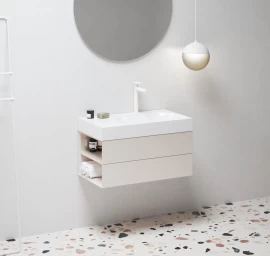 Spintelė po praustuvu Ravak SD Lite 80 K Alabaster Pink X000001878
