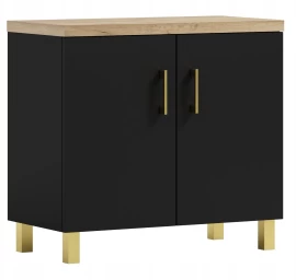 Spintelė praustuvui ADK Meble ROCO 60 cm, juodos sp., ROCO 60 W7