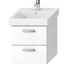 Spintelė praustuvui Jika Lyra Plus Viva 55x49 cm, 2 stalčiai, balta, H40J3834023001