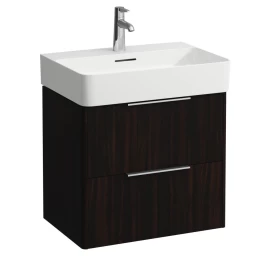 Spintelė praustuvui Laufen Base 58,5 cm, tamsiai ruda guoba, H4022521102631