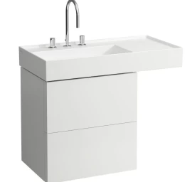 Spintelė praustuvui Laufen Kartell by Laufen 58 cm, balta matinė H4075690336401