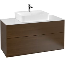 Spintelė praustuvui Villeroy &amp; Boch Finion 120 cm, riešuto sp. F13100GN