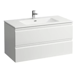 Spintelė su praustuvu Laufen Pro S 100x50 cm, balta blizgi H8619654751041